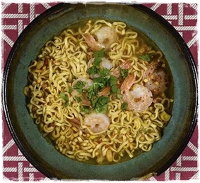 Makaron instant Ramen Shrimp