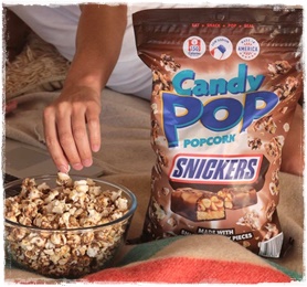 Pop corn Candy Pop Snickers